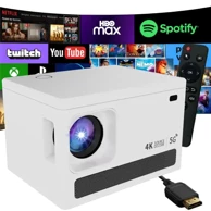 VERK Mini projektor X6, Android TV 11, Full HD, WiFi, Bluetooth, do 120"